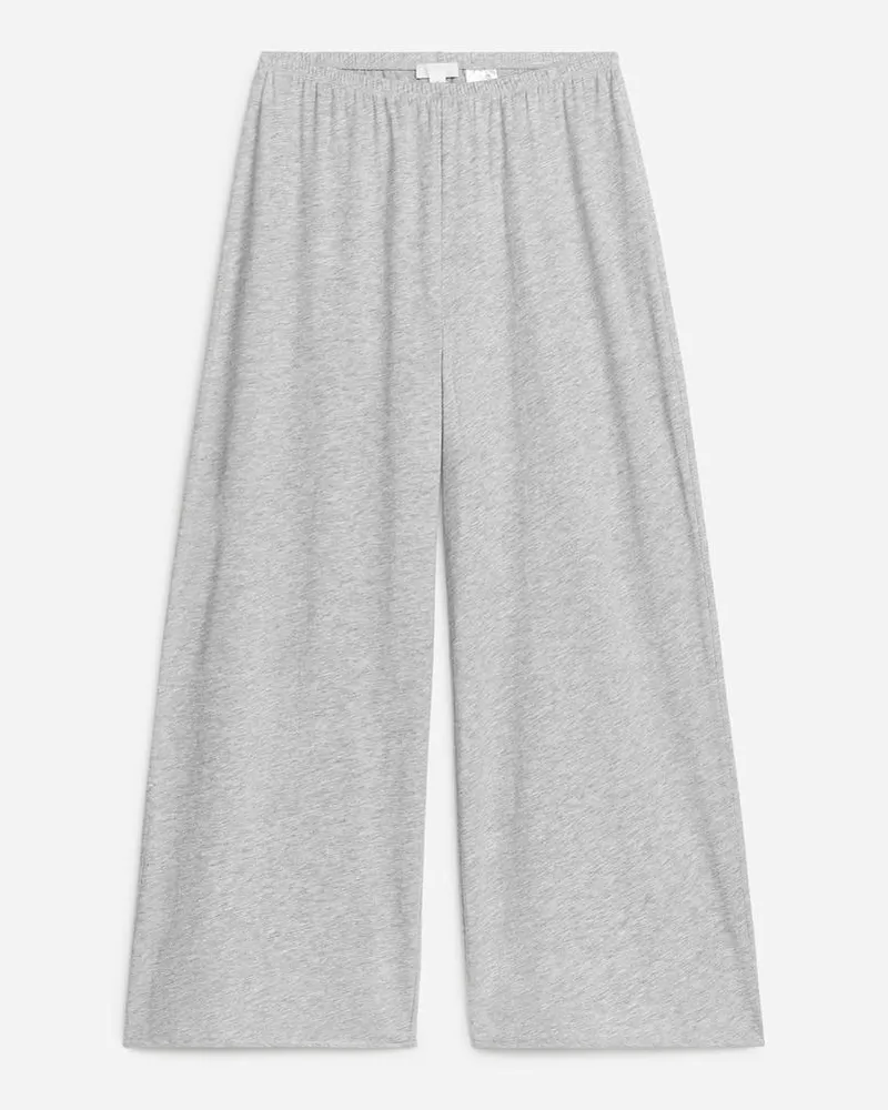Arket Baumwollhose - Grau Graumeliert