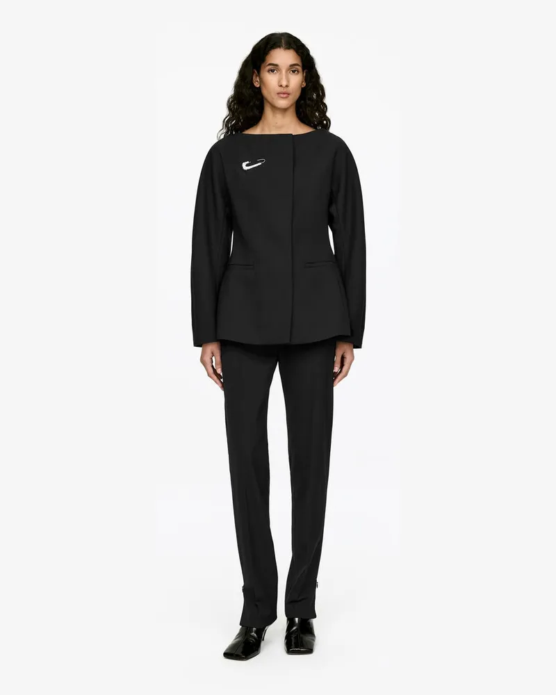 Arket Schmale Elegante Hose -Schwarz Schwarz