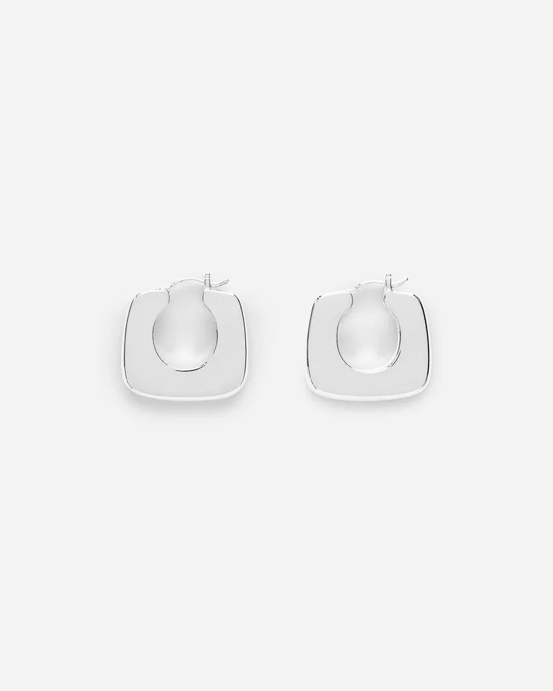 Arket Versilberte Hoops - Silberfarben Silber