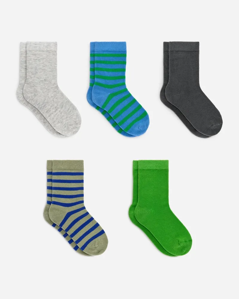 Arket Baumwollsocken 5er-Pack -Schwarz Schwarz