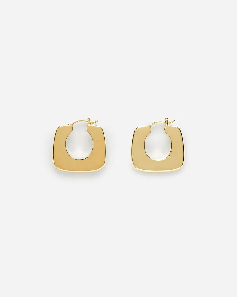 Arket Vergoldete Hoops -Goldfarben Goldfarben