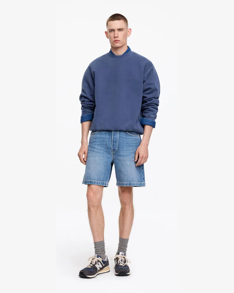 Arket Lockere Jeansshorts -Blau Blau