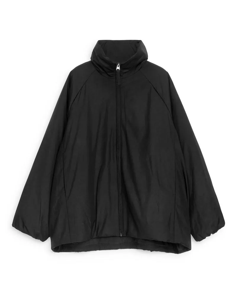 Arket Gepolsterte Liner-Jacke - Schwarz Schwarz