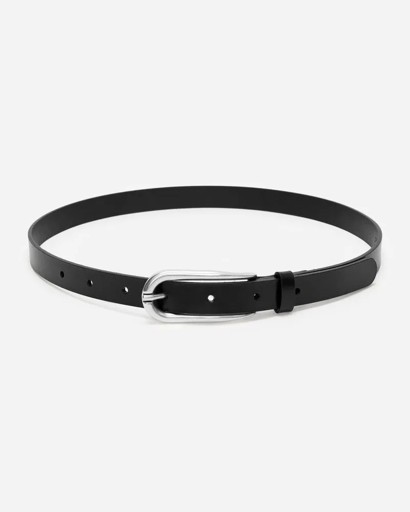 Arket Ledergürtel -Schwarz Schwarz