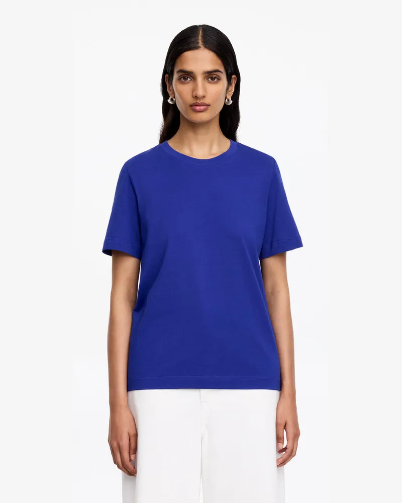 Arket Signature-T-Shirt -Blau Blau