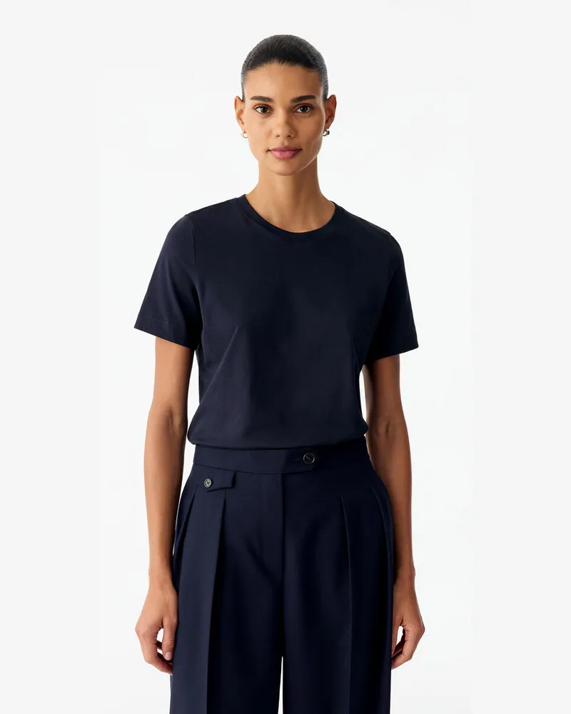 Arket Signature-T-Shirt -Blau Blau