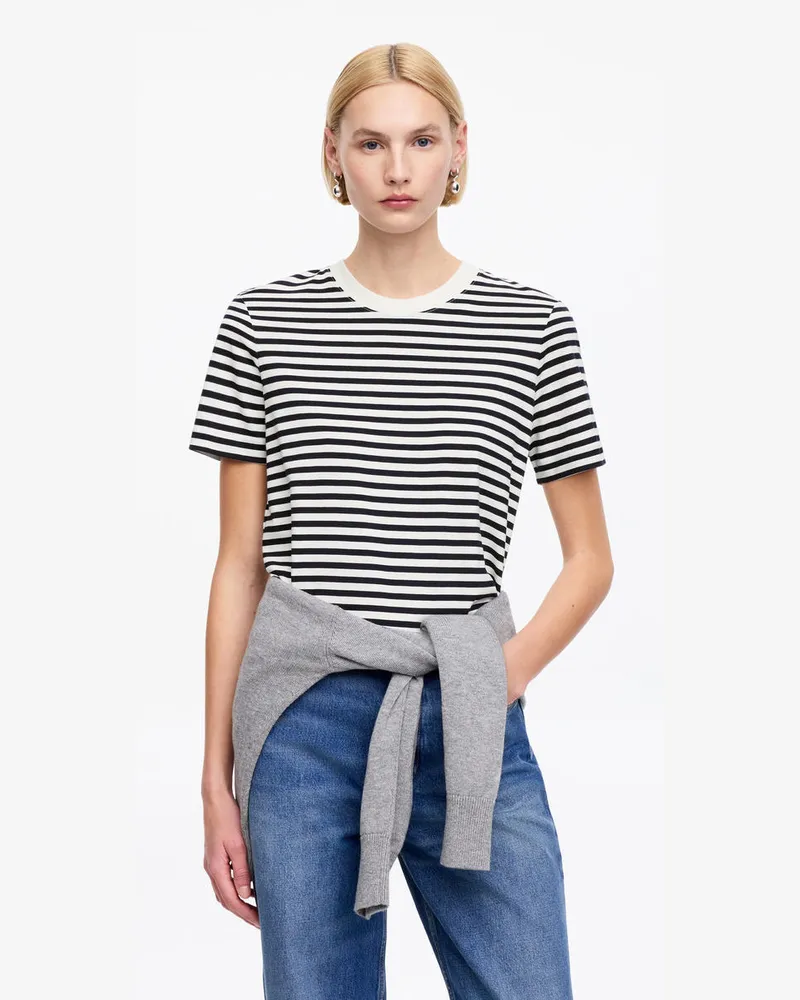 Arket Signature-T-Shirt -Blau Blau