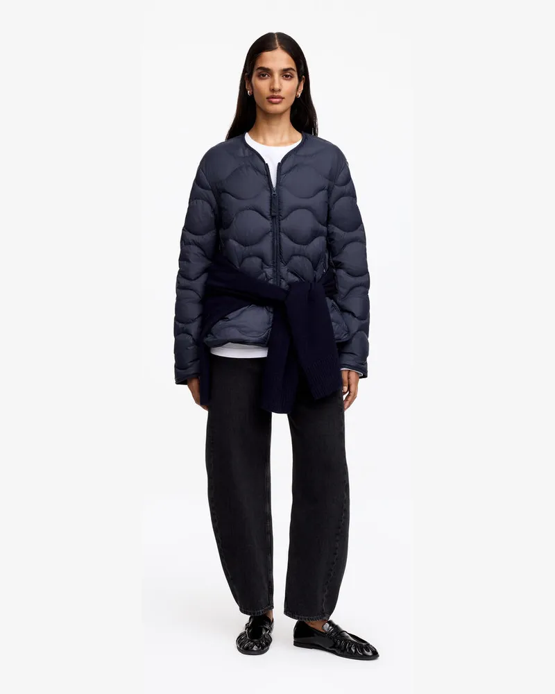 Arket Re:Down Liner-Steppjacke -Blau Blau