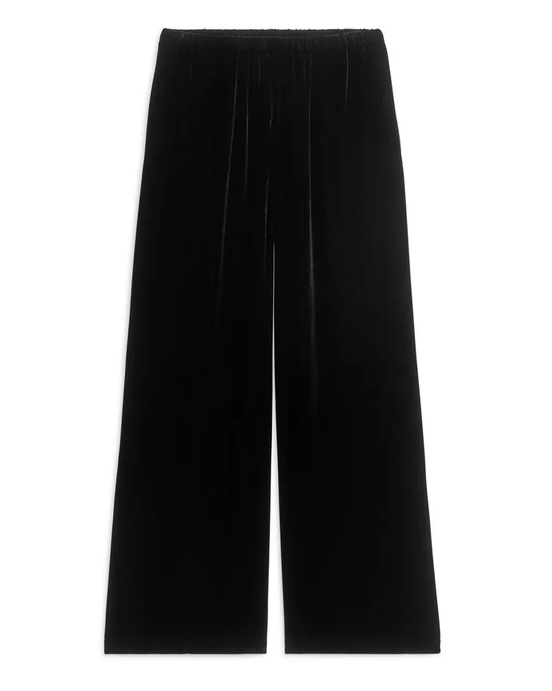Arket Samthose - Schwarz Schwarz