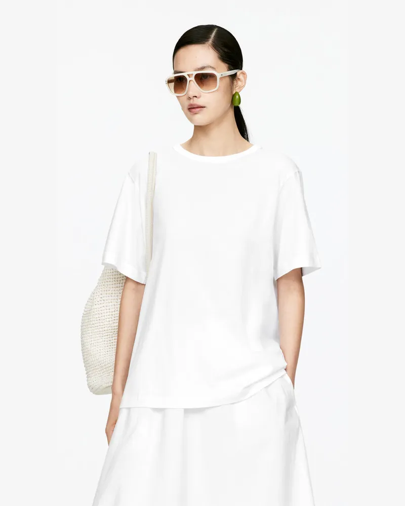 Arket Oversize-T-Shirt -Weiß Weiß