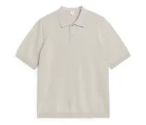 Poloshirt aus Baumwollseide