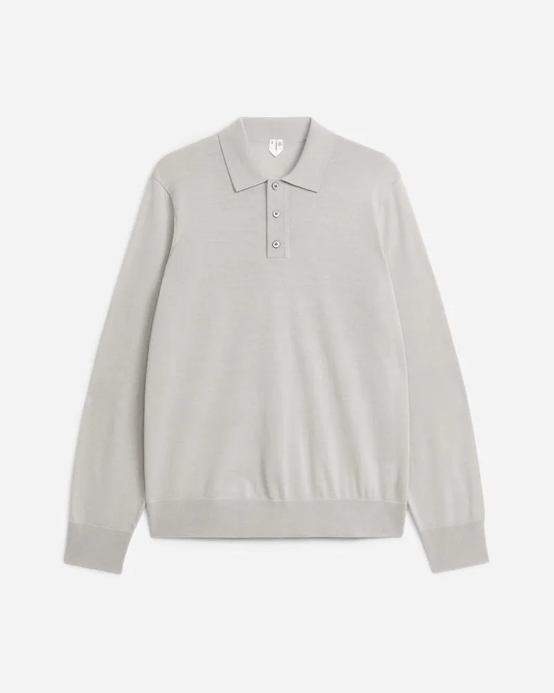 Arket Polo Aus Merinowolle - Beige Helles