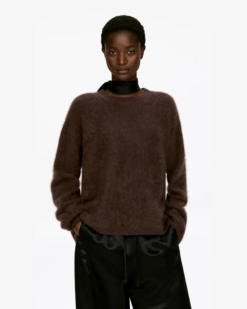 Arket Pullover Aus Reinem Gebürstetem Kaschmir​ -Braun Braun