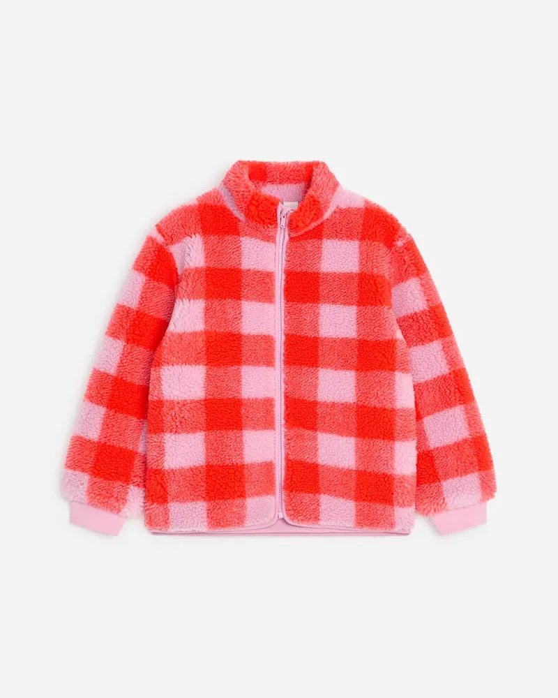 Arket Teddyjacke -Rosa Rosa