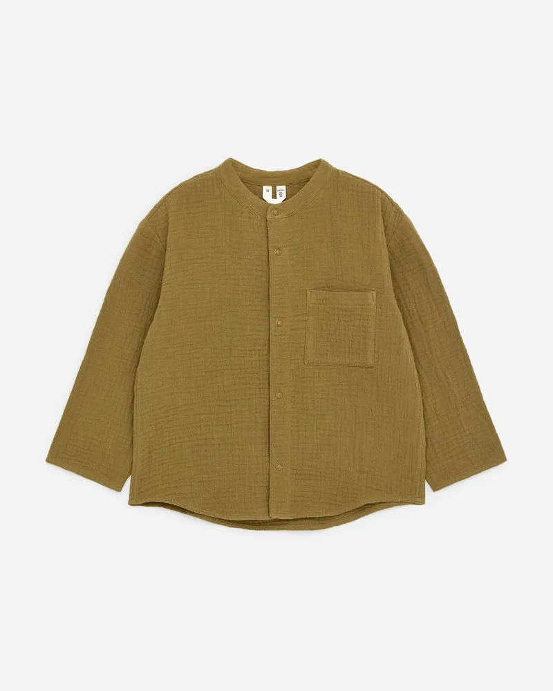 Arket Musselinhemd -Grün Grün