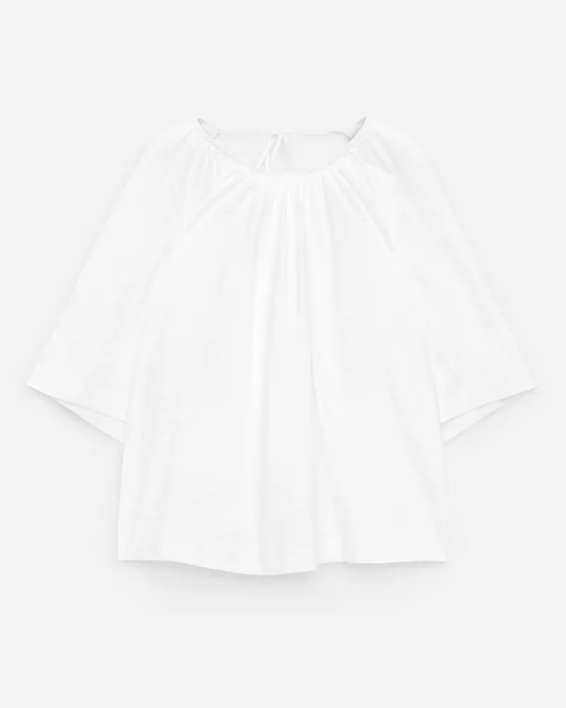 Arket T-Shirt Mit Rückenausschnitt - Weiß Weiß