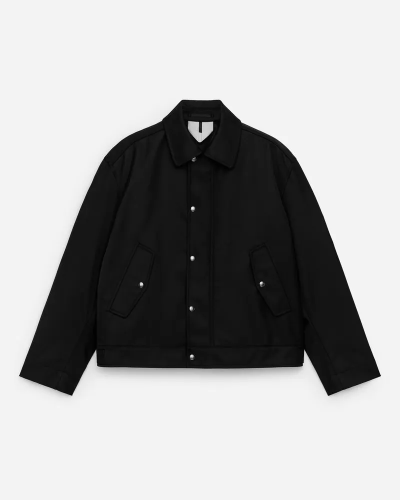 Arket Utility-Jacke -Schwarz Schwarz