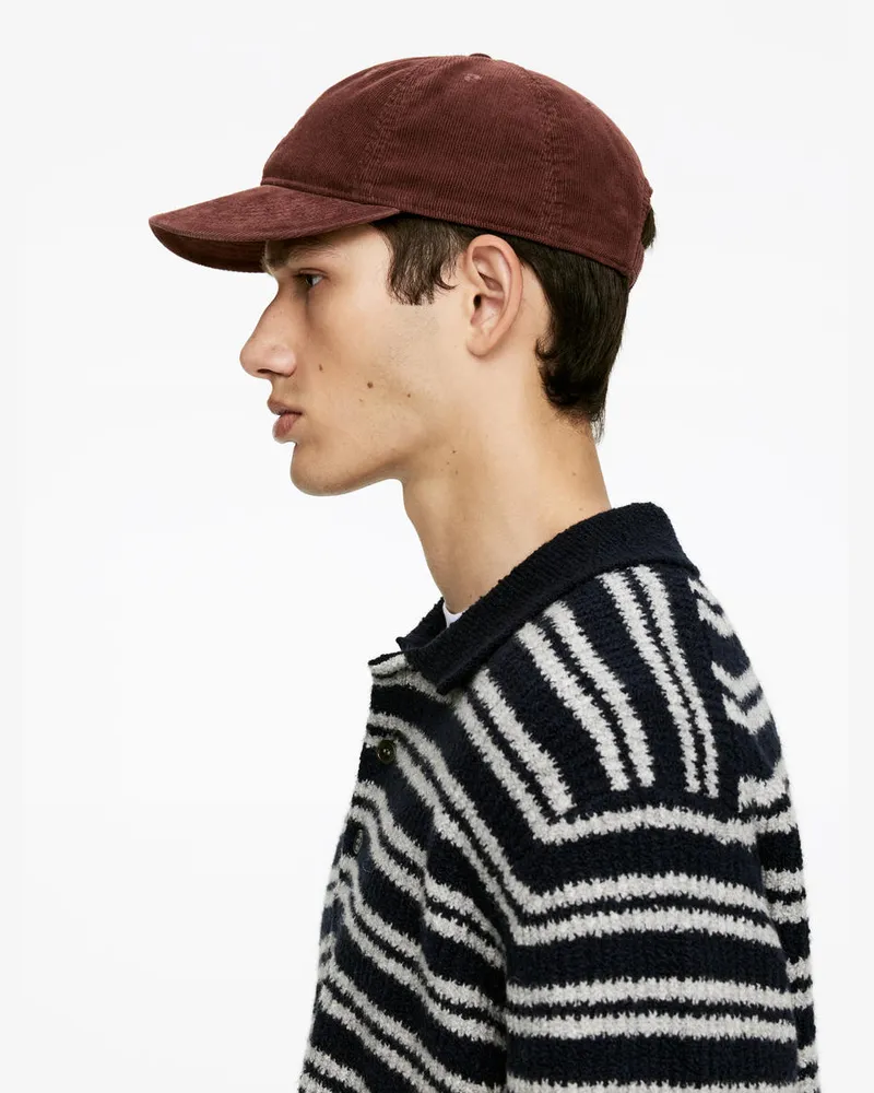 Arket Cap Aus Cord -Braun Braun