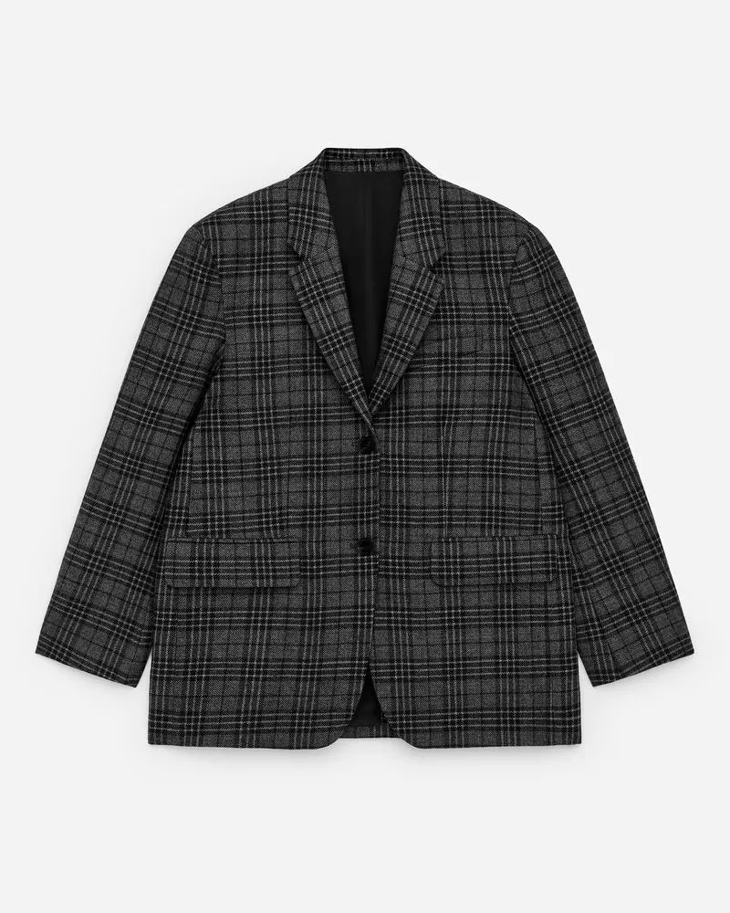 Arket Lockerer Blazer -Schwarz Schwarz
