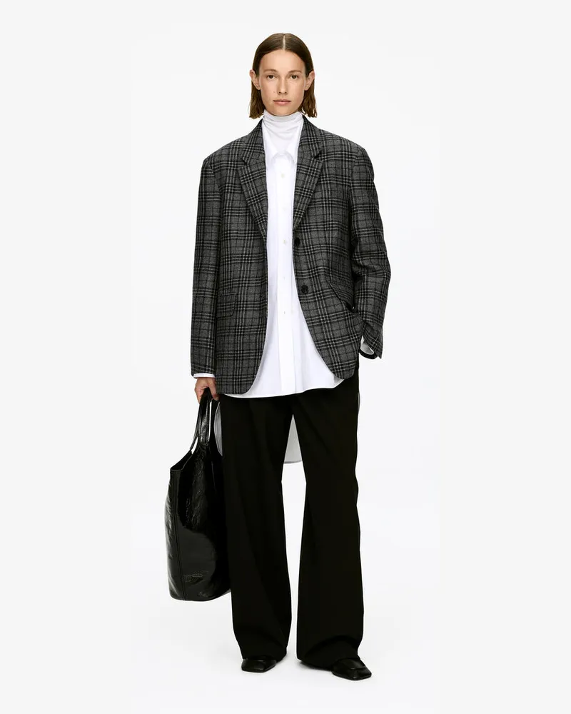 Arket Lockerer Blazer -Schwarz Schwarz
