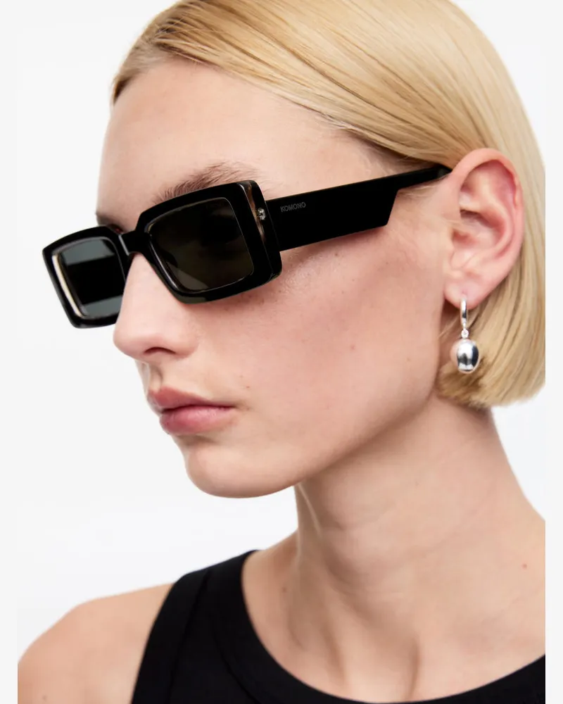 Arket Sonnenbrille Malick Von KOMONO -Schwarz Schwarz