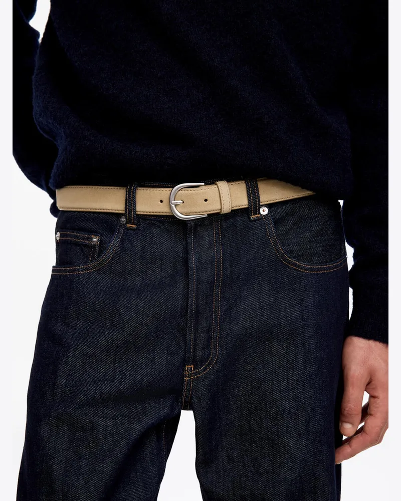 Arket Suede Belt -Beige Beige