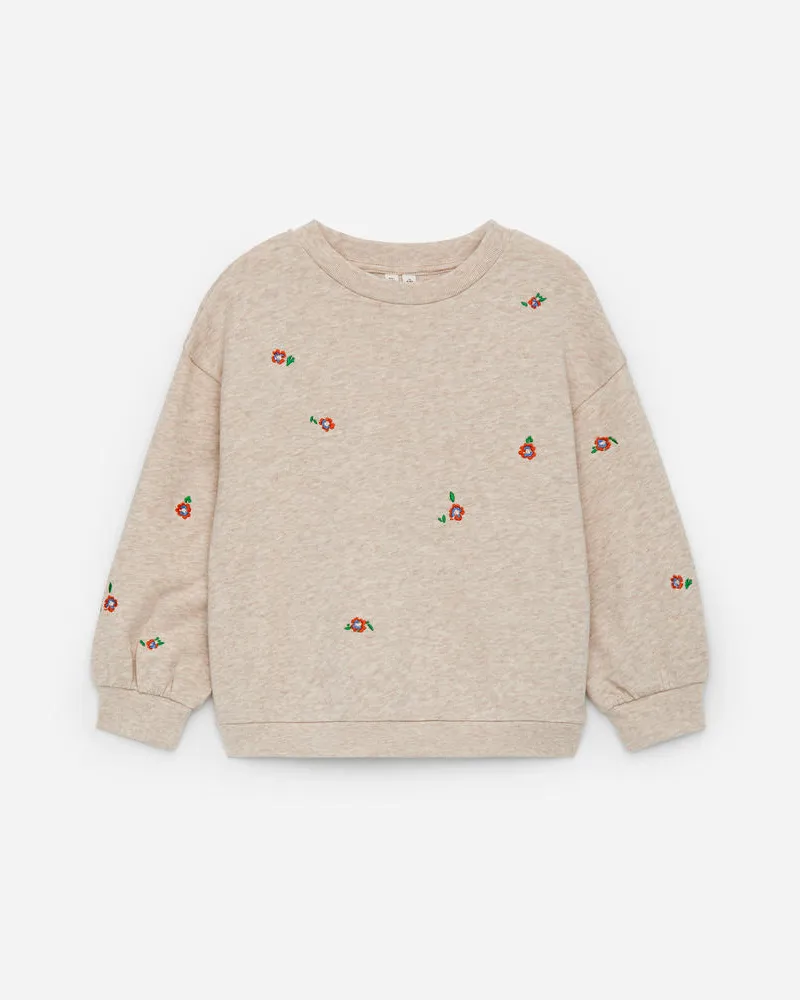 Arket Sweatshirt Mit Stickerei -Beige Beige