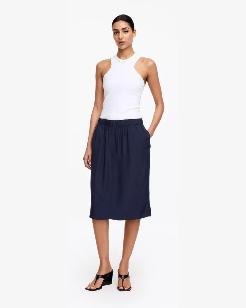 Arket Gerader Pull-on-Rock -Blau Blau