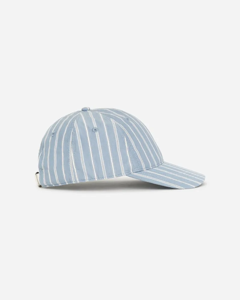 Arket Baseballkappe Aus Popeline -Blau Blau
