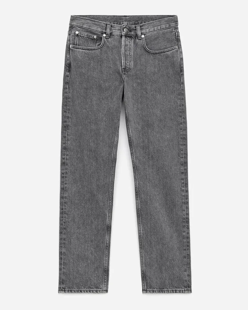 Arket PARK Regular Straight Jeans -Grau Grau