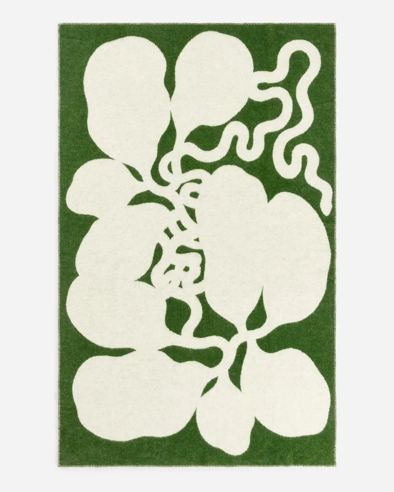 Arket Wolldecke Von Klippan -Grün Grün