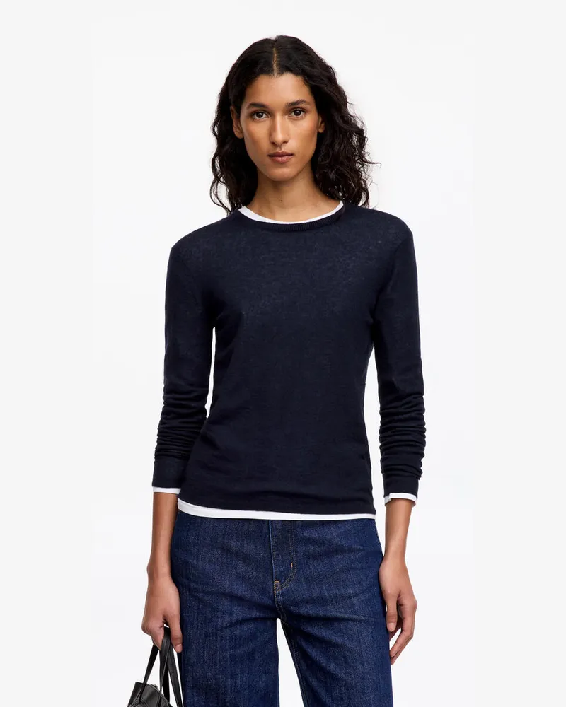Arket Pullover Aus Reinem Kaschmir -Blau Blau