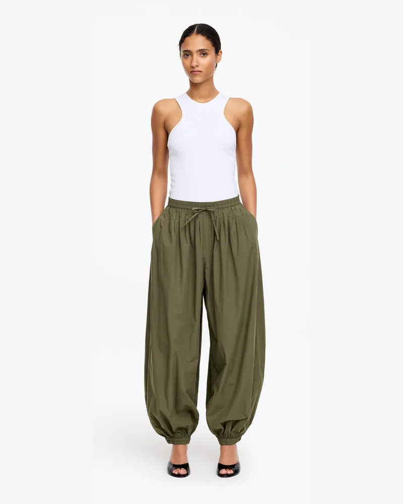 Arket Baumwollhose Mit Ballonschnitt -Grün Grün