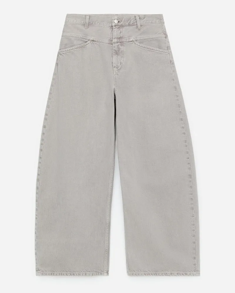 Arket Jeans Mit Barrel Legs -Grau Grau