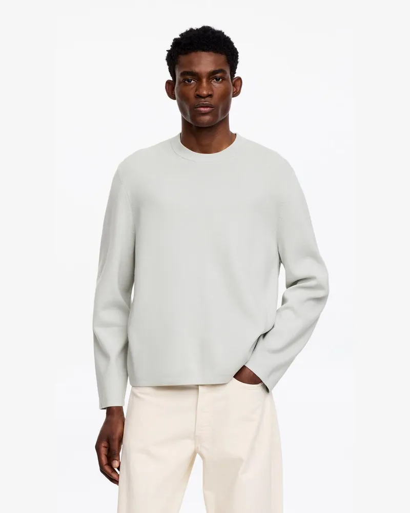 Arket Lockerer Pullover Aus Baumwollmischgewebe -Grün Grün