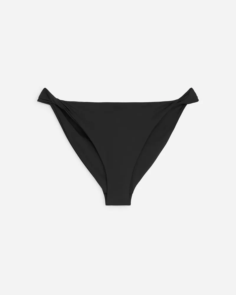 Arket Bikinihose Mit Twist-Detail -Schwarz Schwarz