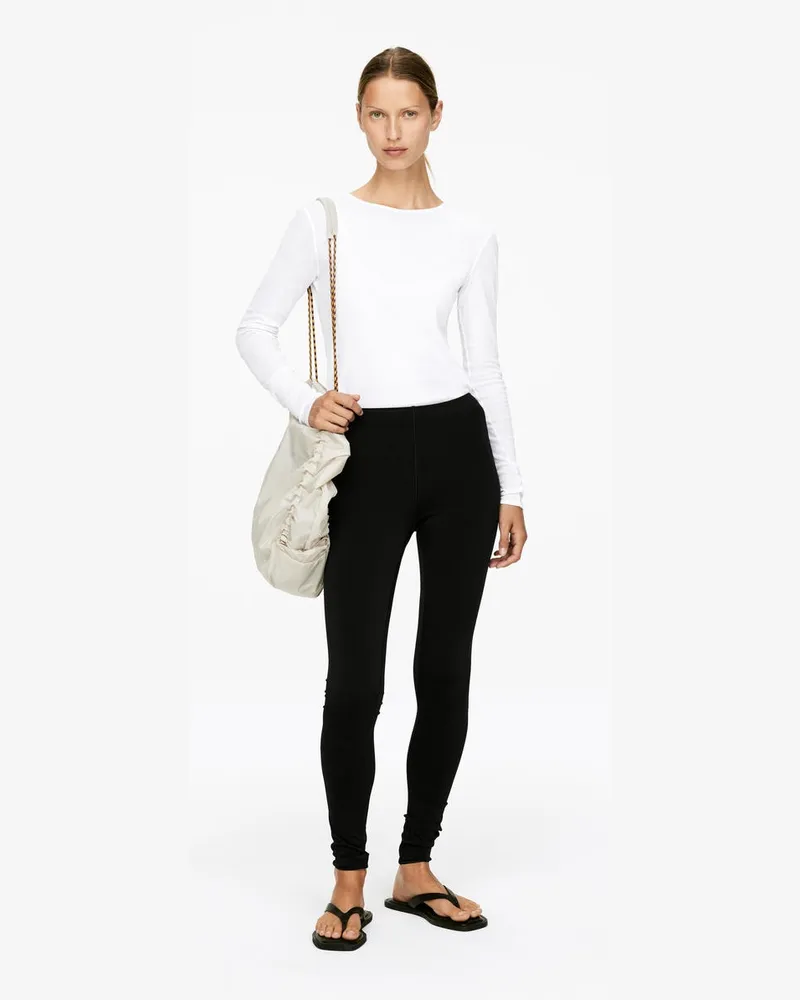 Arket Stretch-Leggings -Schwarz Schwarz