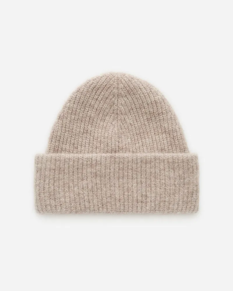 Arket Beanie Aus Alpaka- Und Merinowolle - Beige Beige