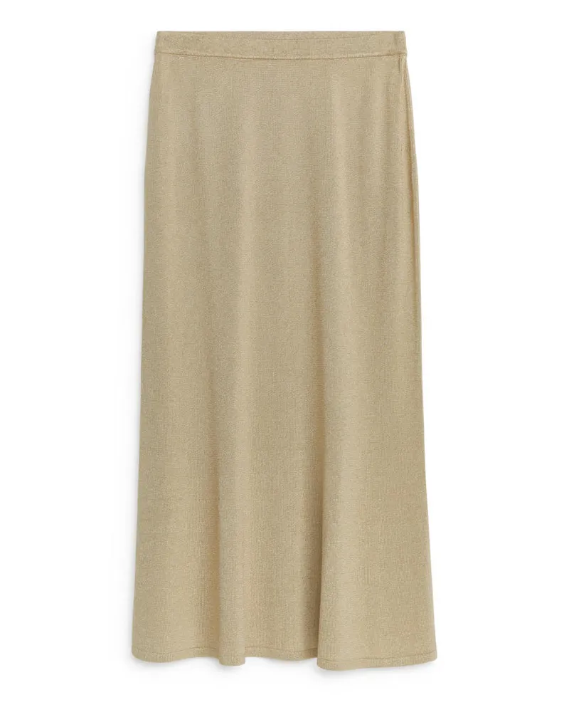 Arket Midirock Aus Strick - Beige Beige