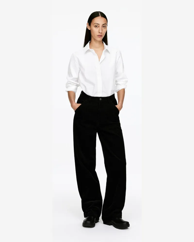 Arket ARKET Und Barbour Cordhose -Schwarz Schwarz