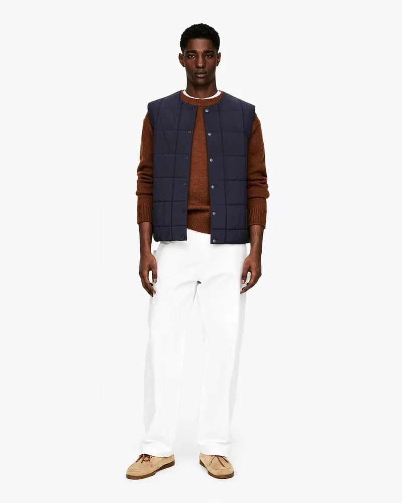 Arket Steppweste -Blau Blau