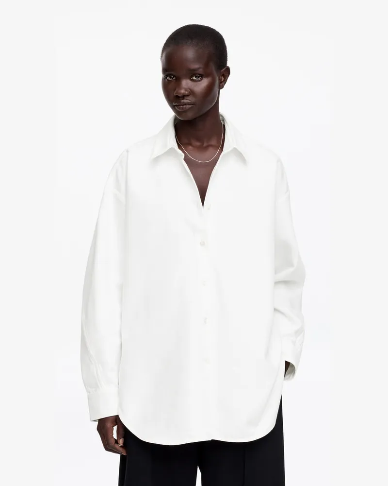 Arket Jeanshemd -Weiß Weiß