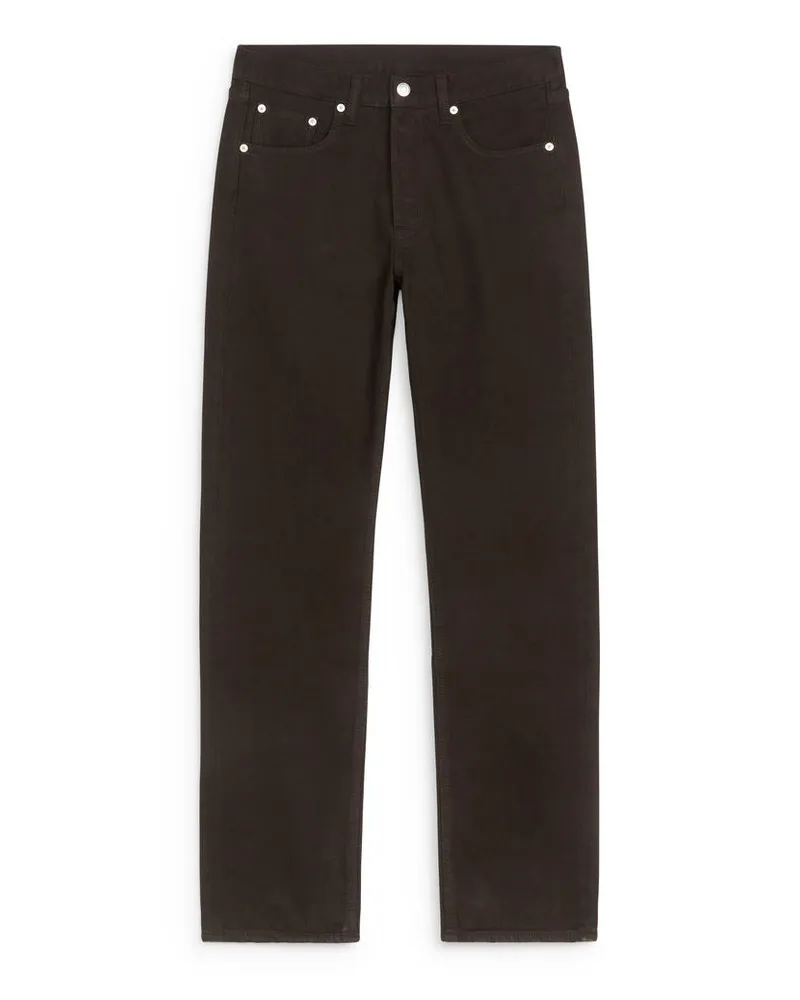 Arket Snow Straight Jeans - Braun Braun