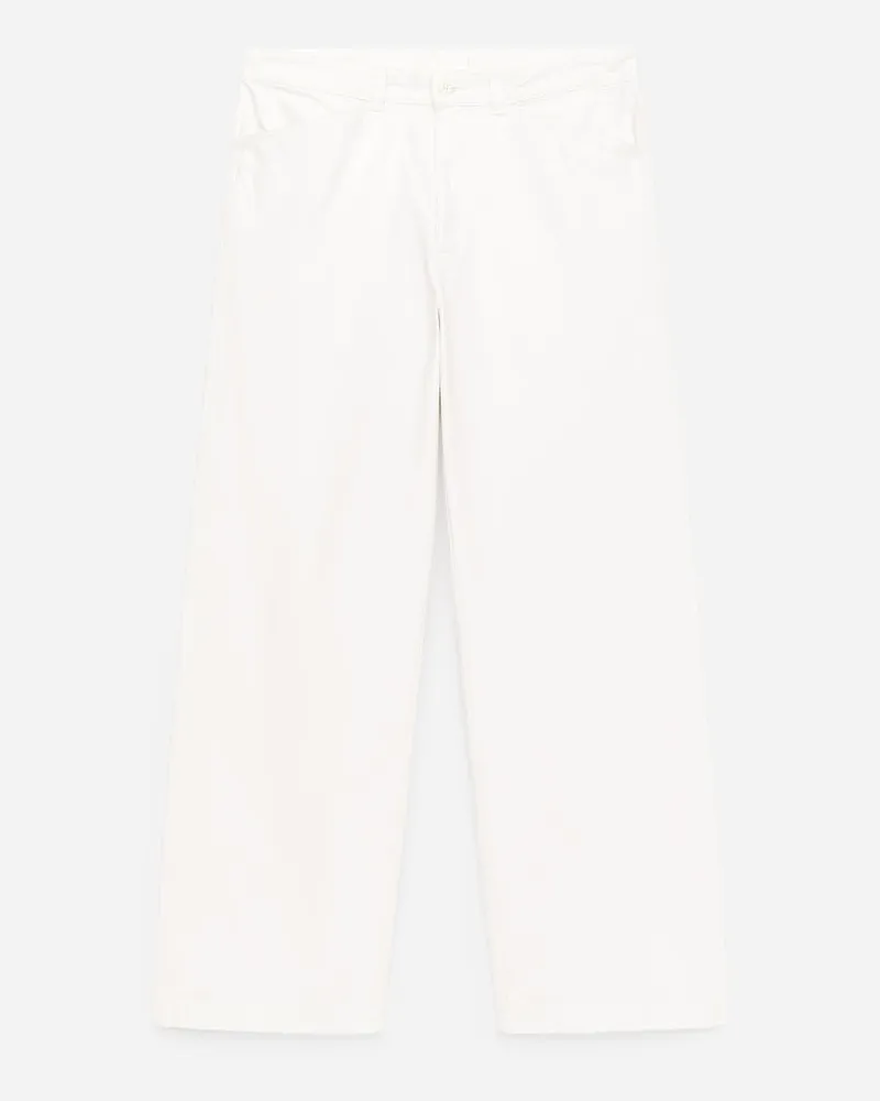 Arket Lockere Canvas-Hose -Weiß Weiß