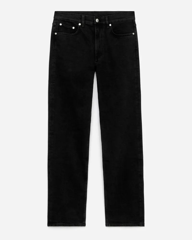 Arket Jade Long Slim Jeans -Schwarz Schwarz