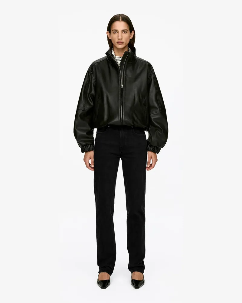 Arket Jade Long Slim Jeans -Schwarz Schwarz