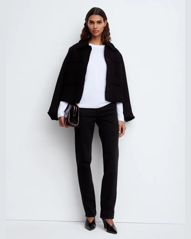 Arket Jade Long Slim Jeans -Schwarz Schwarz