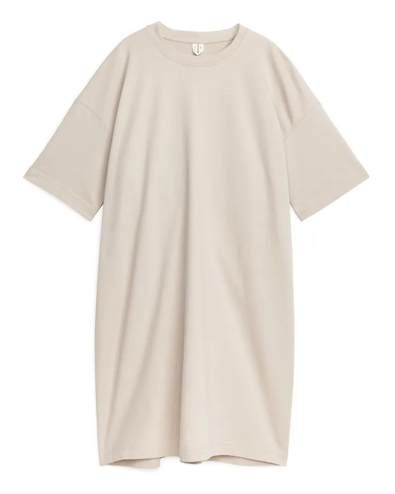 Arket T-Shirt-Kleid Mit Cut-Outs - Beige Beige