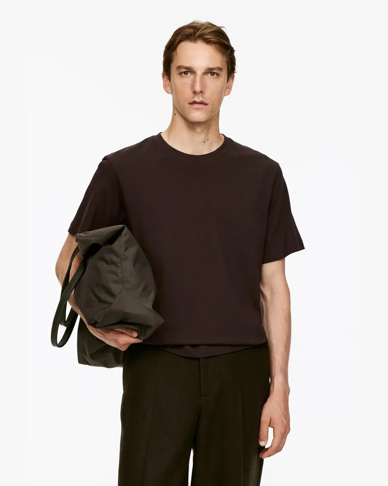 Arket Lockeres T-Shirt 220 GSM -Braun Braun