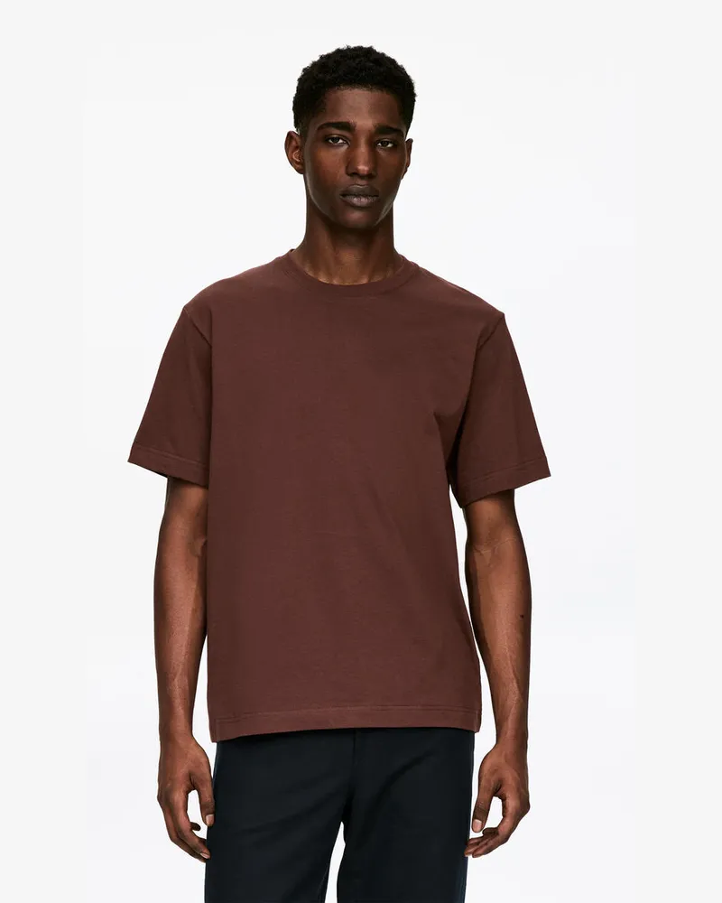 Arket Lockeres T-Shirt 220 GSM -Braun Braun